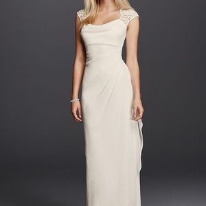 NWT Ivory Cap Sleeve wedding dreds